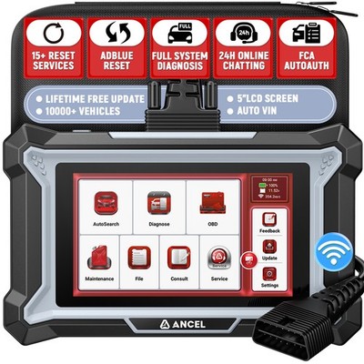 ANCEL DS200 Automotive OBD2 Scanner Full System Car Diagnostic Tool TPMS SRS DPF