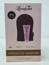 LOVING TAN 10 MIN EXPRESS SELF-TANNING SMOOTHING BODY MASK DARK 2.0 OZ W/ PAD