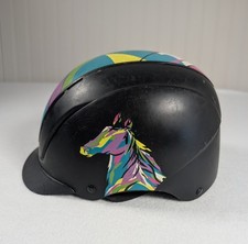 Troxel Spirit XS Helmet Horse Riding Equestrian Pop Art Equine Pony