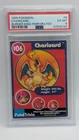 1999 Pokémon PokeTrivia Burger King - Perforated Charizard #6 PSA 6!