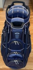 Sun Mountain C-130 14-Way Dark Blue Golf Cart Bag w/ Rain Cover