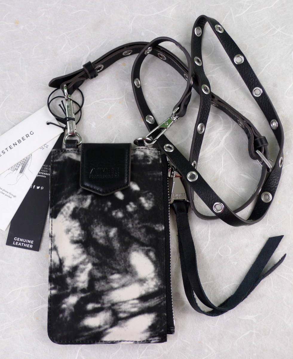 NWT Retail $98 AIMEE KESTENBERG LEATHER PHONE CROSSBODY VANILLA