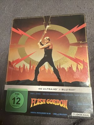 Flash Gordon - Limited Steelbook Edition (4K Ultra-HD + Blu-ray) NEU OVP