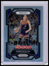 Rebecca Allen 2024 WNBA Monopoly Silver prizm Phoenix Mercury