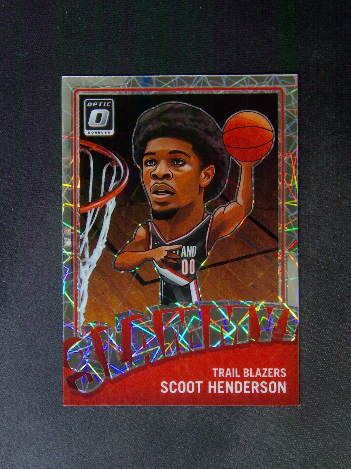 2023-24 Panini Donruss Optic Scoot Henderson #18 Velocity RC Rookie Slammy ! SSP