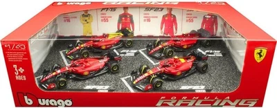BBURAGO Burago FERRARI 1:43 Formula 1 4 Car Set Die-Cast