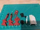 Vintage Transformers G1 Metroplex Six-Gun Parts w Antenna Tower Guns