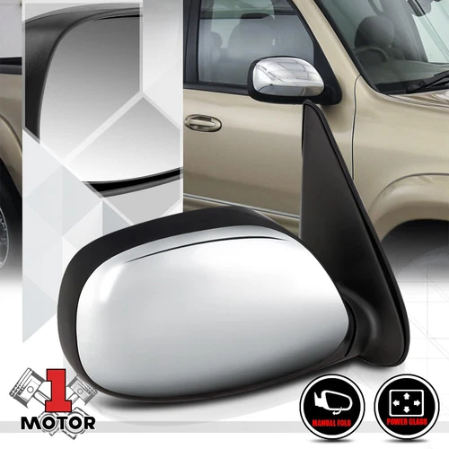 [Right] Passenger Side Chrome Power Foldable Replacement Mirror for 04-06 Tundra