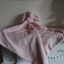 Jellycat Pink Bashful Bunny Baby Comforter Comfort Blanket Blankie Toy