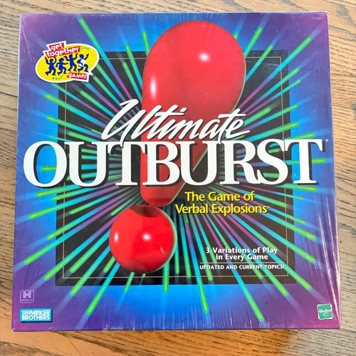 VTG Ultimate Outburst Board Game Parker Brothers Hasbro 1999 New Sealed 40946