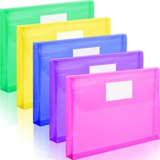 Binder Pocket, 4X Regular Capacity, 5 Pack Super Heavyweight