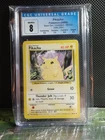 CGC 8 Fourth Print 1999-2000 Pokemon Card Base Set Pikachu 58/102 blue Label 4th