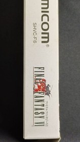 Final Fantasy VI Super Famicom SFC Complete Boxed Japan Import Tested