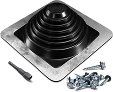 VIVIDA 3 Metal Roof Pipe Flashing Boot EPDM Pipe Flashing Vent Boot Flexible Pip