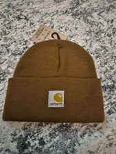 Carhartt - Youth Kids Beanie - Brown - One Size - Made In USA