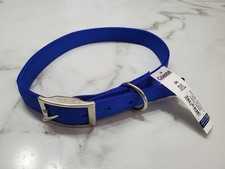 Coastal Double-ply Nylon Dog Collar 1 Inch By 26 Inch Blue NWT