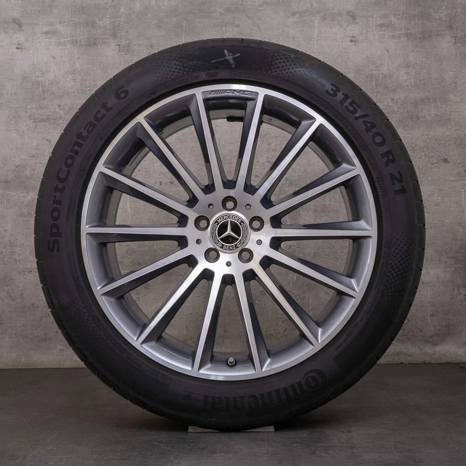 Mercedes GLE AMG Felgen 21 Zoll W167 V167 Sommerräder A1674013400 A1674013500 - Bild 2 von 4