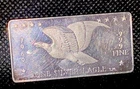 😎Vintage 1969 1 oz Silver Bar .999 W.H. Foster ~ Hercaimy Walla Walla, WA #15
