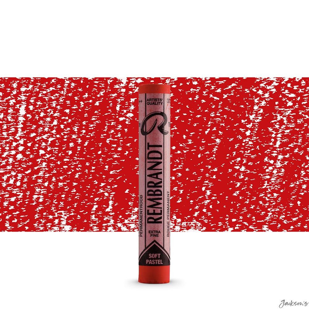 Royal Talens Rembrandt Soft Pastel Stick Permanent Red TR372.5 Drawing