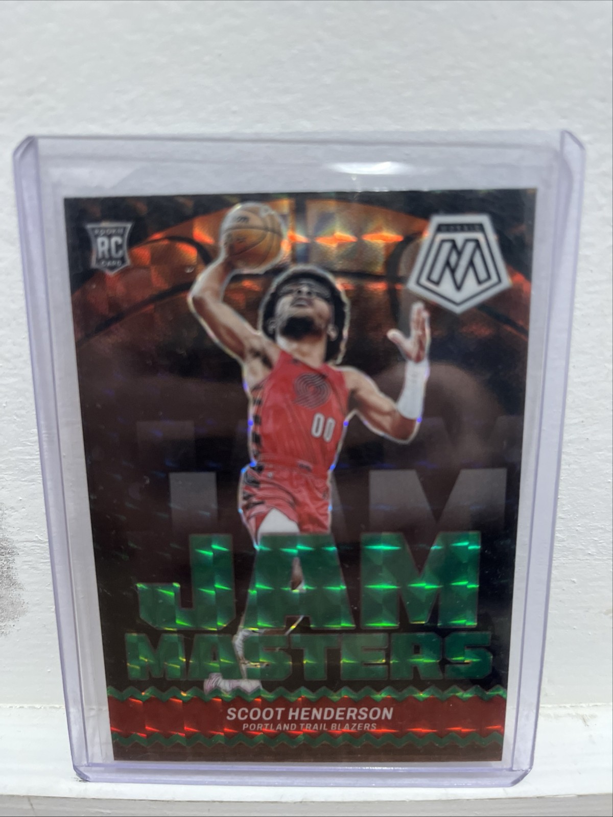 2023-24 Panini Mosaic - Jam Masters Scoot Henderson #13 Green Mosaic Prizm (RC)