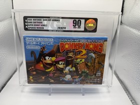 2004 Nintendo Game Boy Advance Super Donkey Kong 2 Japan VGA 90 NM+/MT Sealed