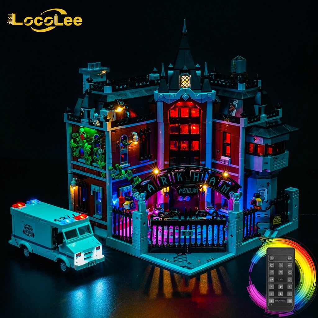 LocoLee LED Light Kit for LEGO Batman 76300 Arkham Asylum