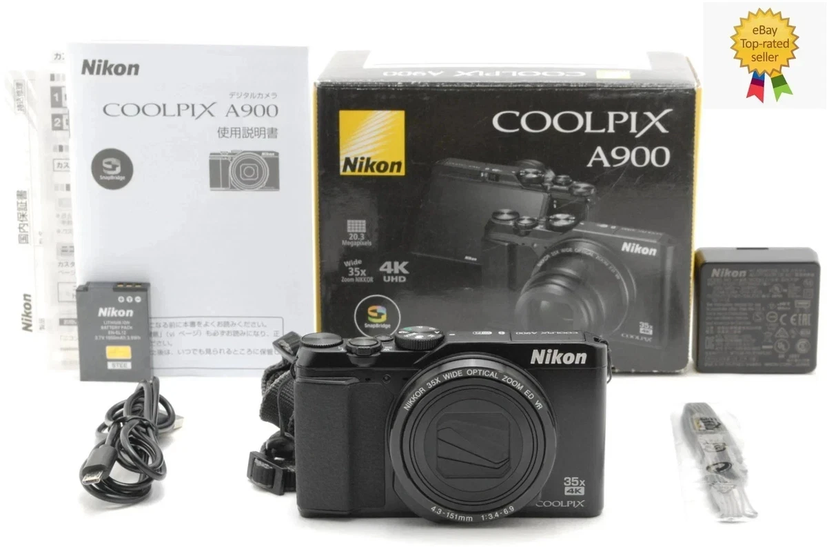 Nikon Coolpix A900 Digital Cameras with Built - in Flash for Sale