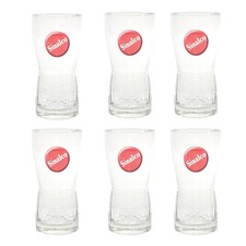 6x Sinalco Glas 0,3l Becher Relief Gastro Gläser Limonade Softdrinks Bar