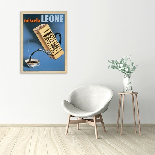 Stampa su Tela su Carta Poster o Quadro Anonymous Miscela Leone-1950 - Picture 2 of 2