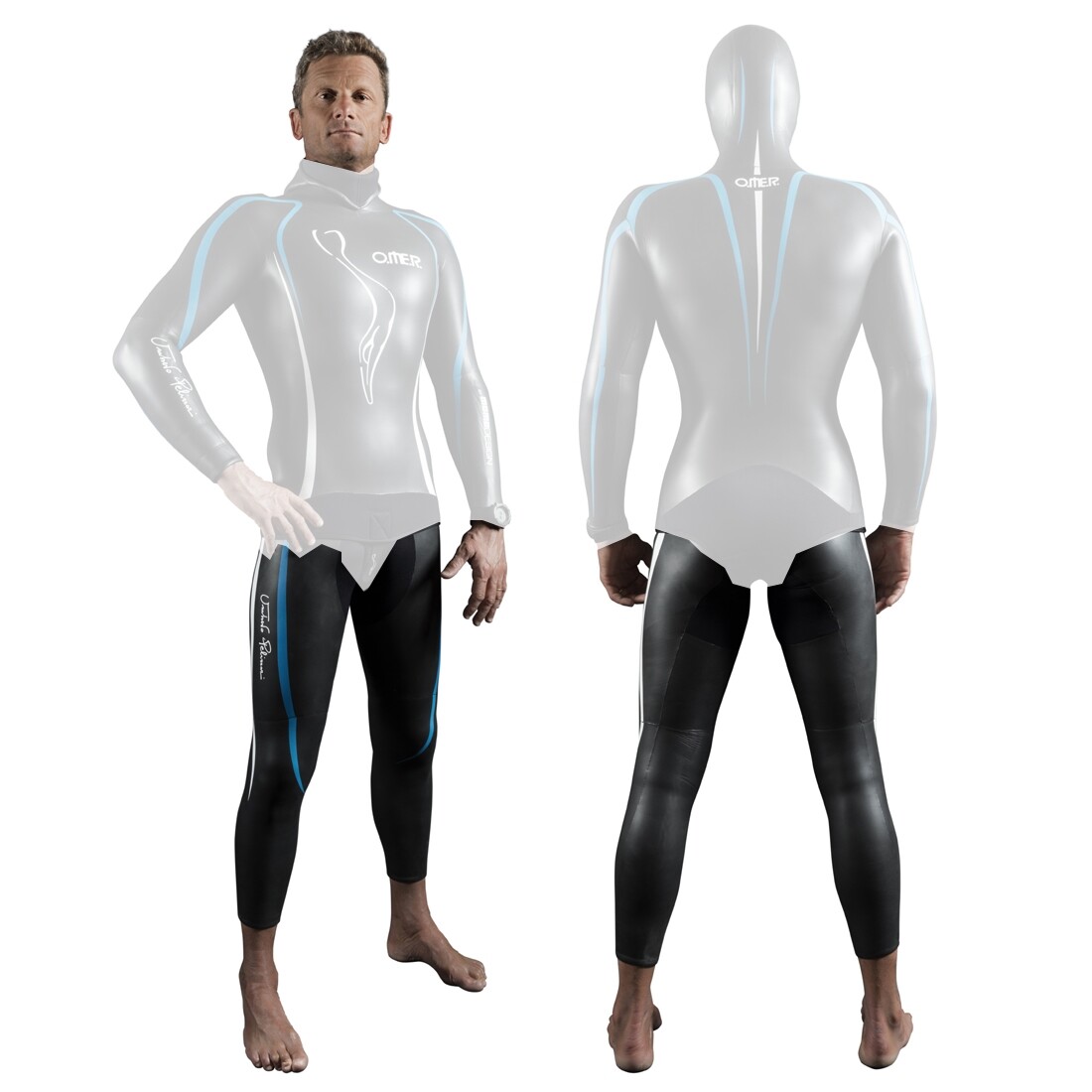 OMER Umberto Pelizzari UPW2 3mm Spearfishing Freediving Wetsuit M/T
