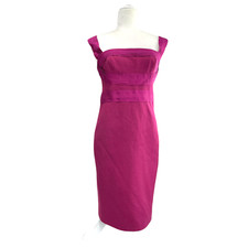 Robert Rodriguez Square Neck Evening Cocktail Dress Size 8 (runs small) Midi