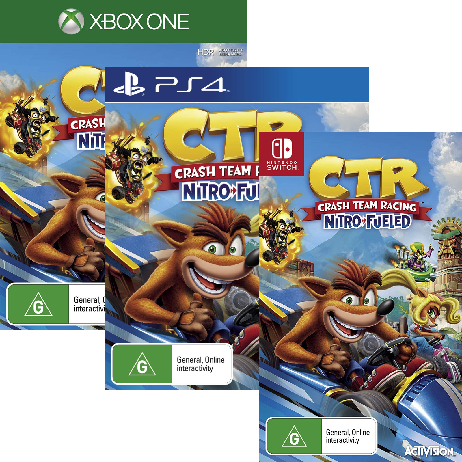 Crash Team Nitro Fueled PS4 XBOX One Nintendo Switch Crash Game | eBay