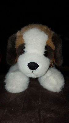 switzerland st bernard puppy wooden barrel 