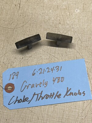 #ad #ad 1967 Gravely 430 Commercial Tractor Throttle And Choke Lever Knobs $14.52