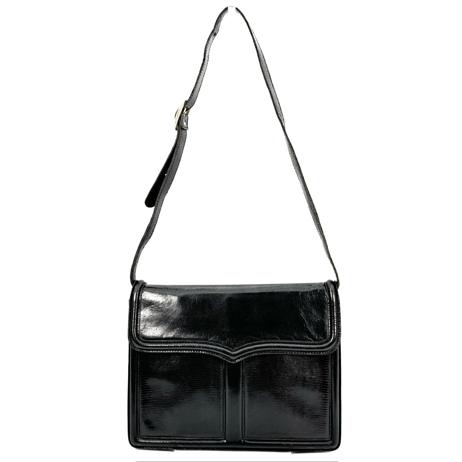 Borsa a tracolla Yves Saint Laurent borsa in pelle nera vintage autentica