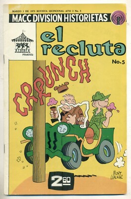 BETO el RECLUTA #5 Beetle Bailey Macc Division Historietas Comic 1975