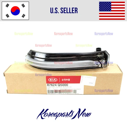 View Mirror Turn Signal Lens Right PASSENG ⭐OEM⭐ 87624Q5000 Kia Seltos 2020-2024