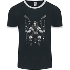 Fantasy Strong Man Gym Training Top Bodybuilder Mens Ringer T-Shirt FotL
