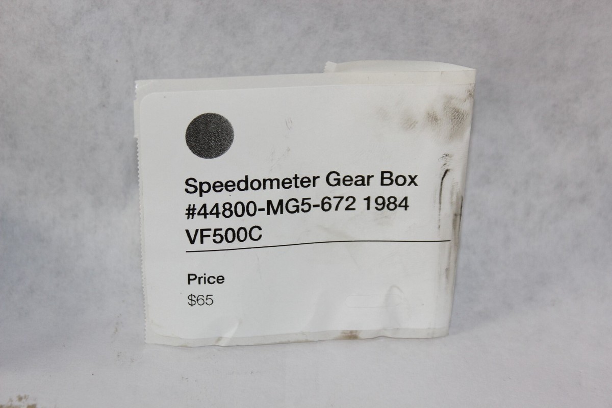Speedometer Gear Box #44800-MG5-672 1984 VF500C Honda Magna | eBay