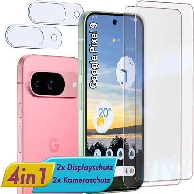 EGEDI Für Google Pixel 9 DISPLAY & KAMERA Schutzglas Panzerfolie Linsen 9H Glas Schutz