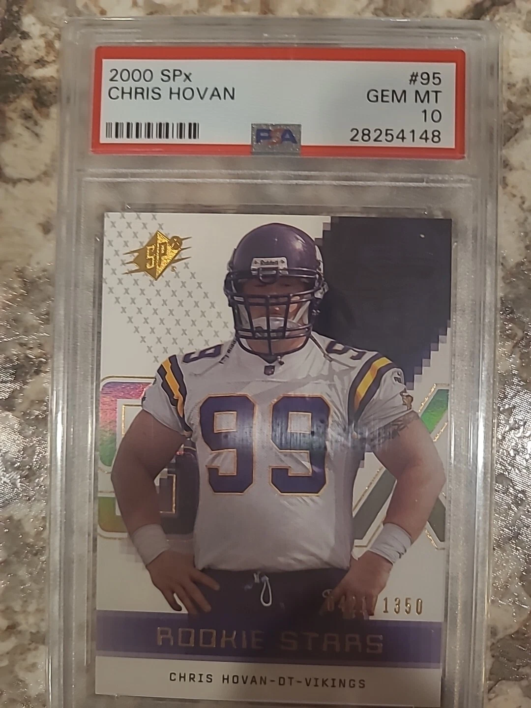 Chris Hovan Spx #95 Base