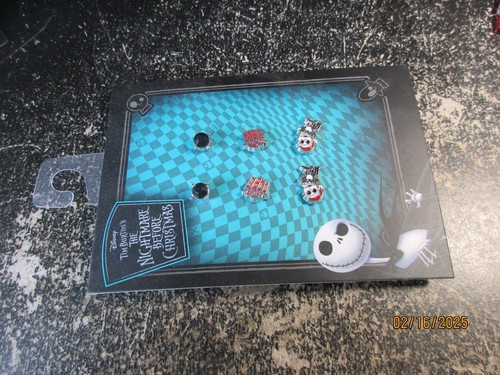 Disney's The Nightmare Before Christmas Jack Skeleton Earring Trio Earring Set - Picture 2 of 3