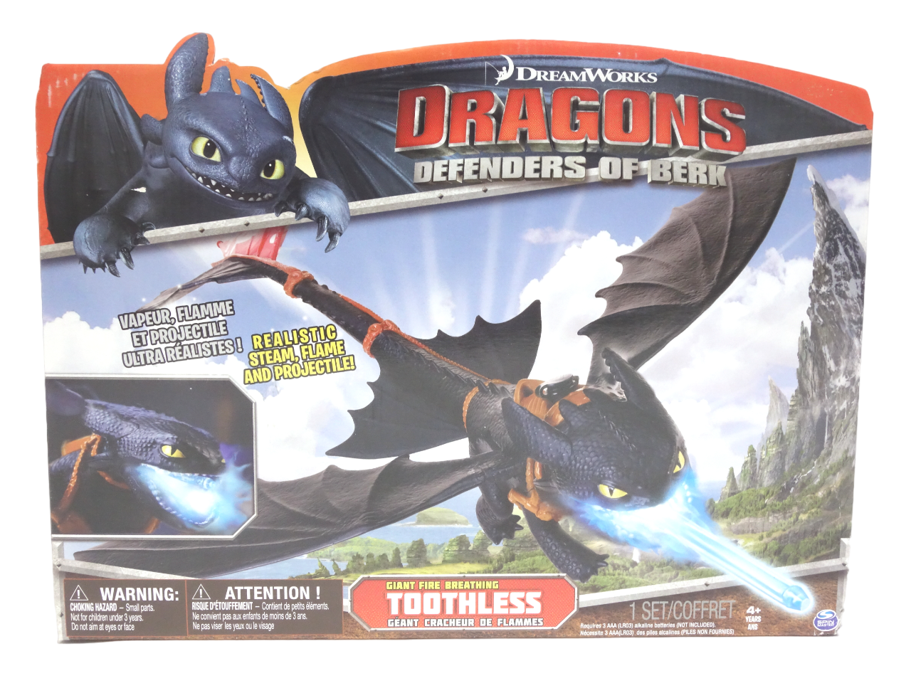  Dreamworks Dragons, Giant Fire Breathing Toothless