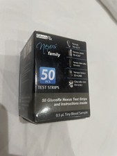 GlucoRx Nexus Test Strips Monitoring Blood Glucose 50 Strips