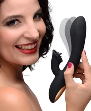 Wonder Vibes Bendable Silicone Rabbit Vibrator 3 Speeds Waterproof Rechargeable