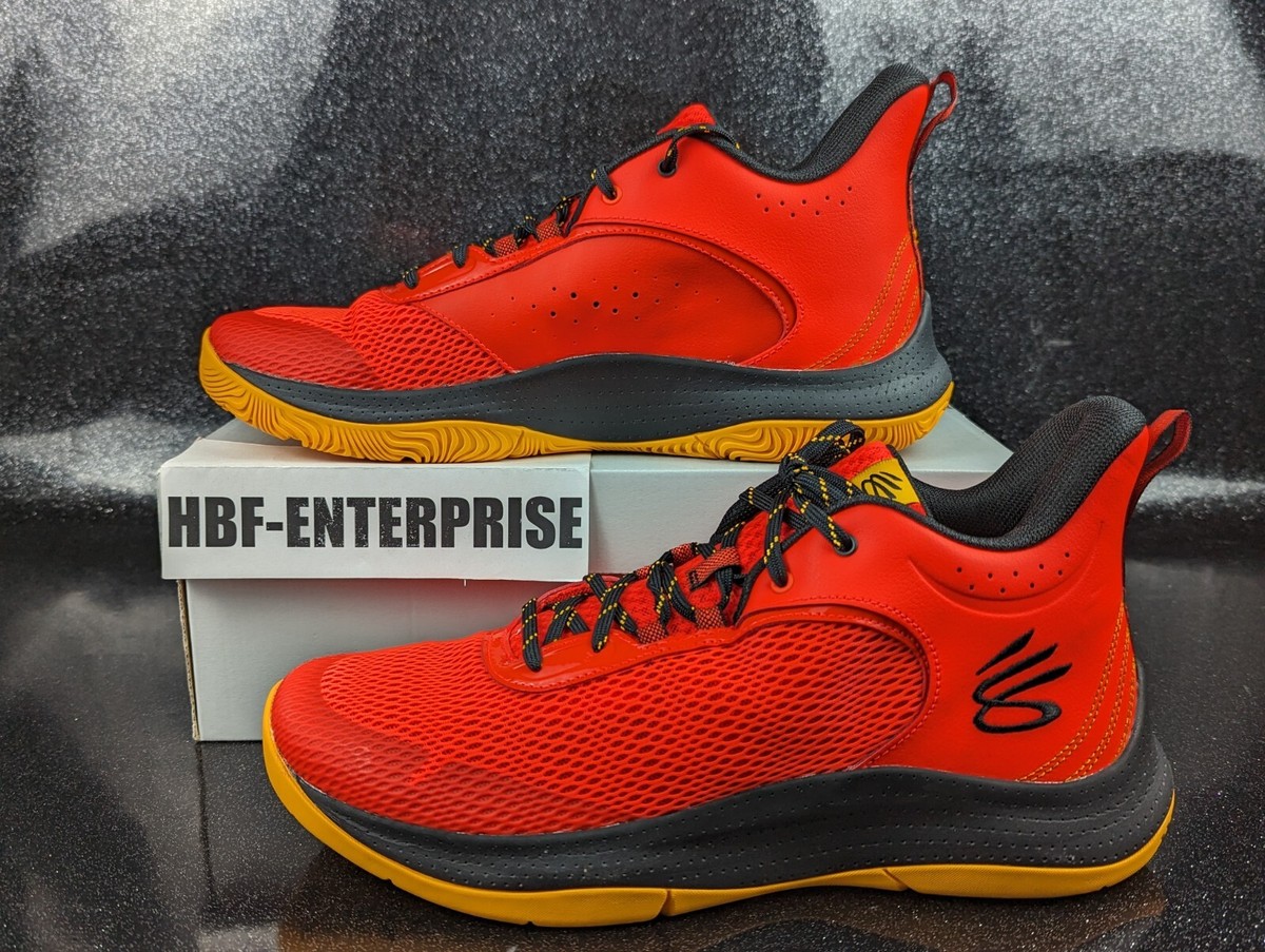 Size 12 - Under Armour Curry 3Z6 Bolt Red Black for sale online | eBay