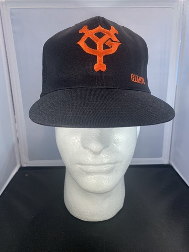 Vintage Yomiuri Giants Hat Black Orange 