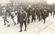 RARE! POST WW1 GERMAN FREIKORPS STREET FIGHTING BERLIN 1919 PHOTO POSTCARD RPPC