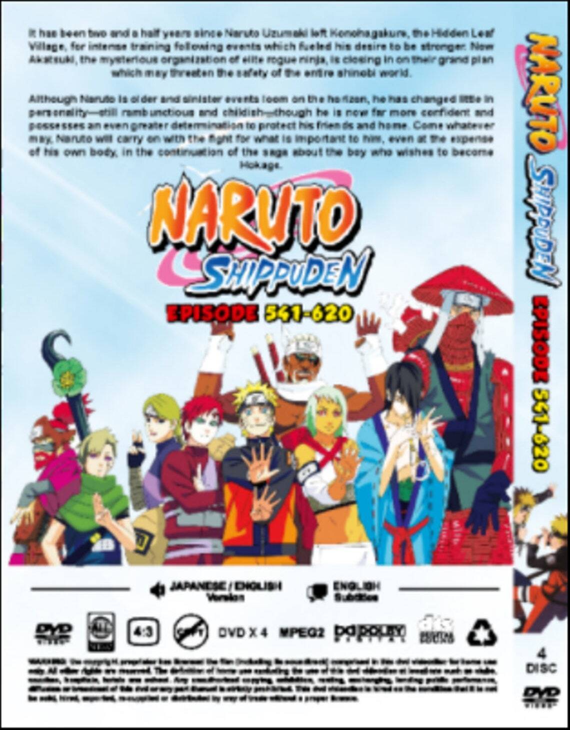 Anime DVD Naruto Shippuden Episode 1-500 Complete English Dub + FREE DVD  FedEx