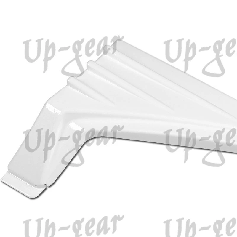 Universal Pintado Blanco 30.6" x 9.5" Tipo MP Falda Lateral Divisores Ala Difusora Foto 2 de 4